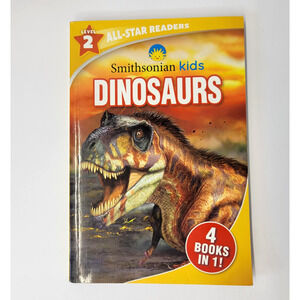 Smithsonian Kids Dinosaurs Level 2 All-Star Readers 4-in-1 Paperback Book